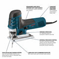 BOSCH JS470EB 7.0 Amp Barrel-Grip Jig Saw