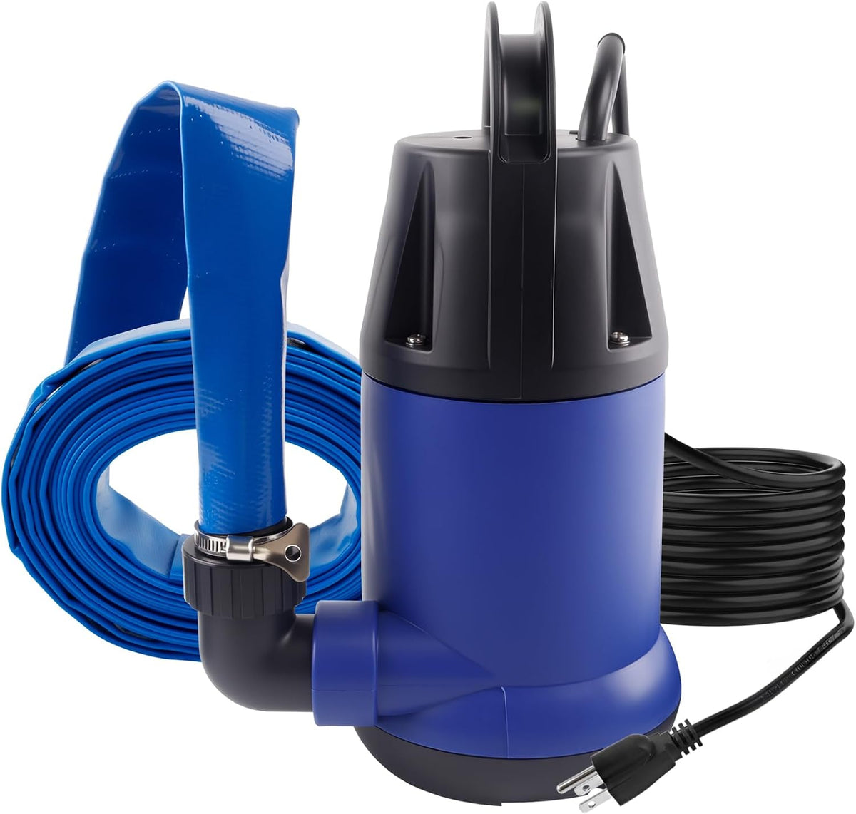 1.2HP Submersible Water Pump, 4000GPH Water Pump for Clean Water