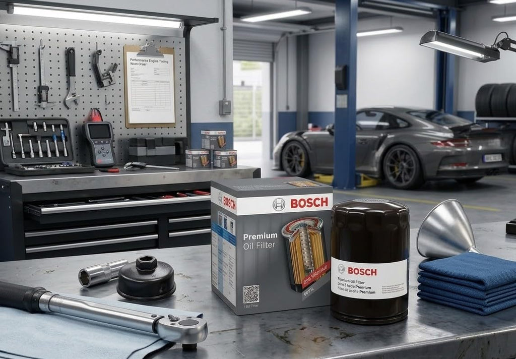 BOSCH 3334 Premium Engine Oil Filter With FILTECH Filtration Technology