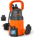 Cleartide 1/3 HP Submersible Utility Pump, 2790 GPH High Flow, Portable Sump Pump with Auto Water Sensor, Ideal for Pool, Flooded Basement, Hot Tub, Pond and Garden Draining