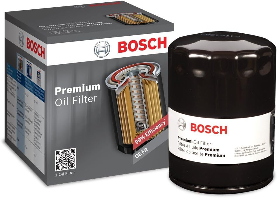 BOSCH 3334 Premium Engine Oil Filter With FILTECH Filtration Technology