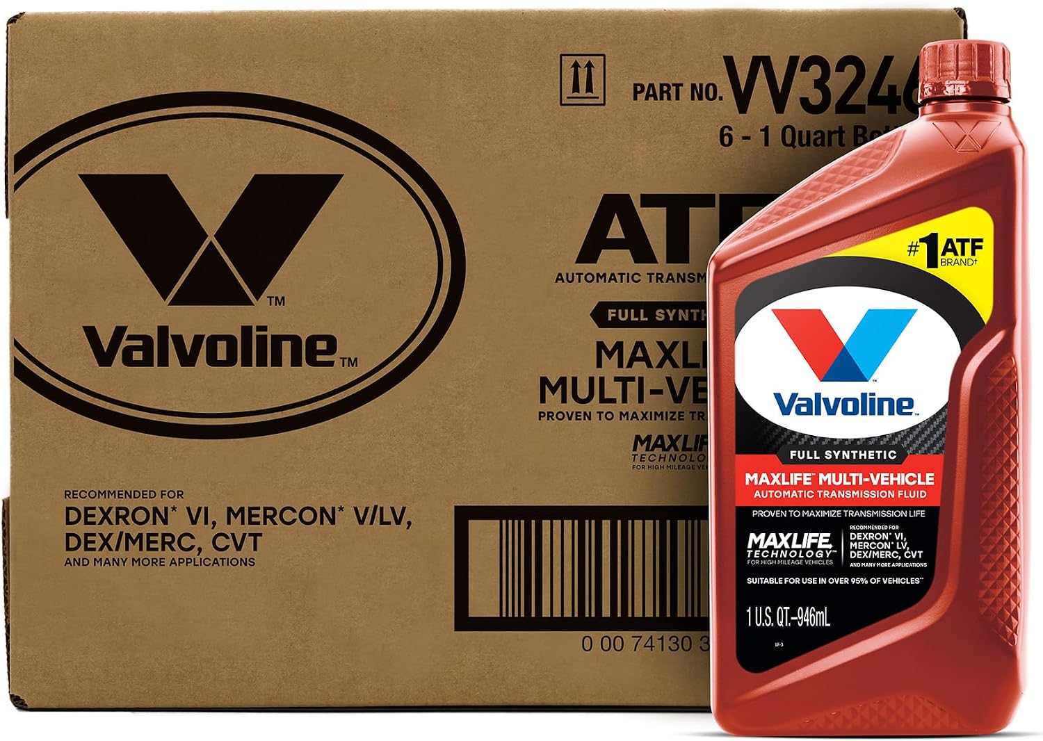 Valvoline MaxLife Multi-Vehicle ATF Full Synthetic Automatic Transmission Fluid 1 Gallon