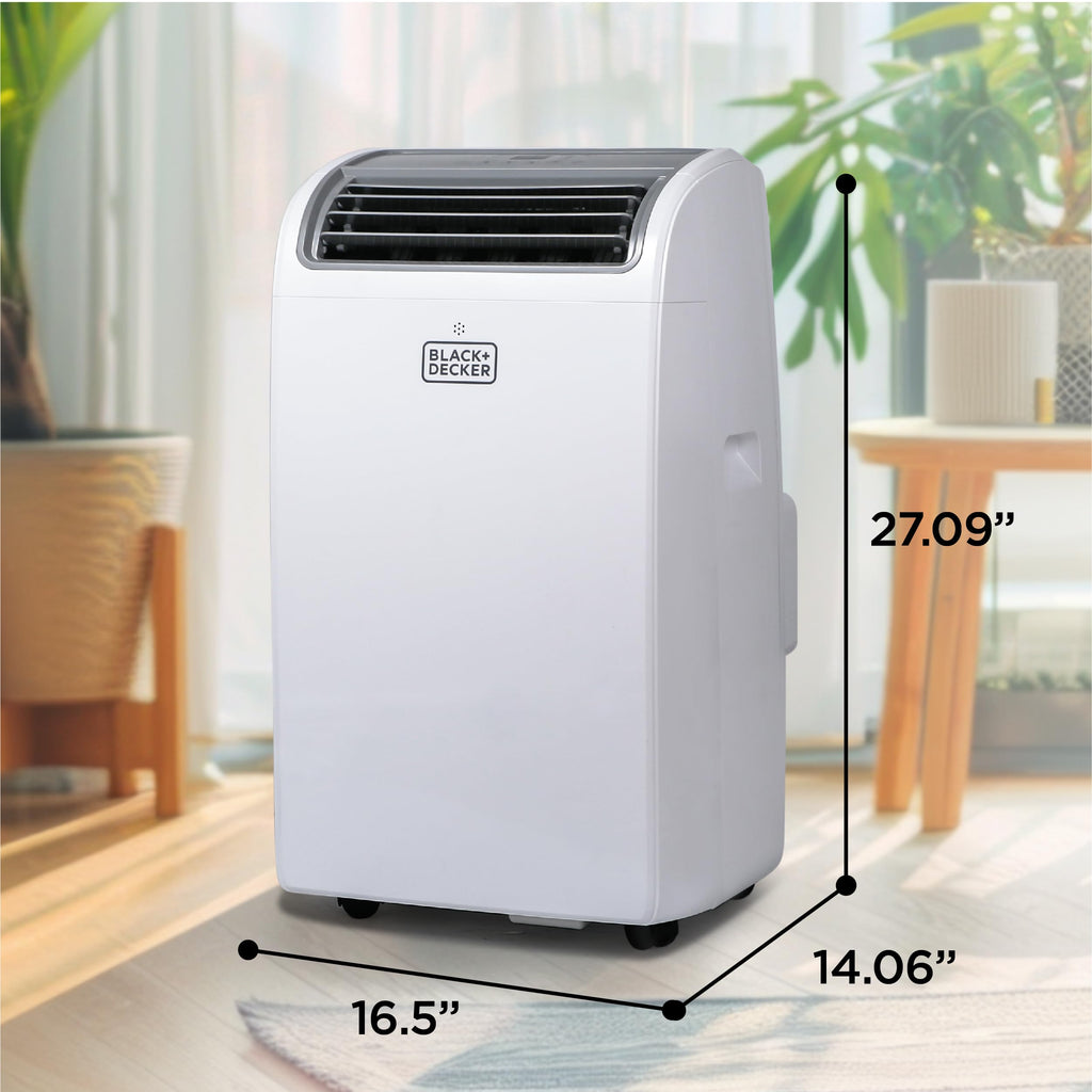 BLACK+DECKER Portable Air Conditioner, 10,000 BTU, BPACT10WT, White