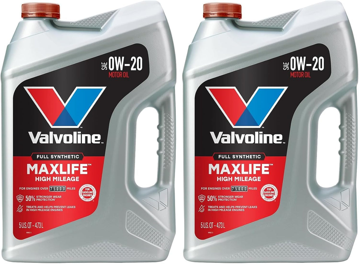 Valvoline MaxLife High Mileage 5W-30 Synthetic Blend Motor Oil 5 Quart