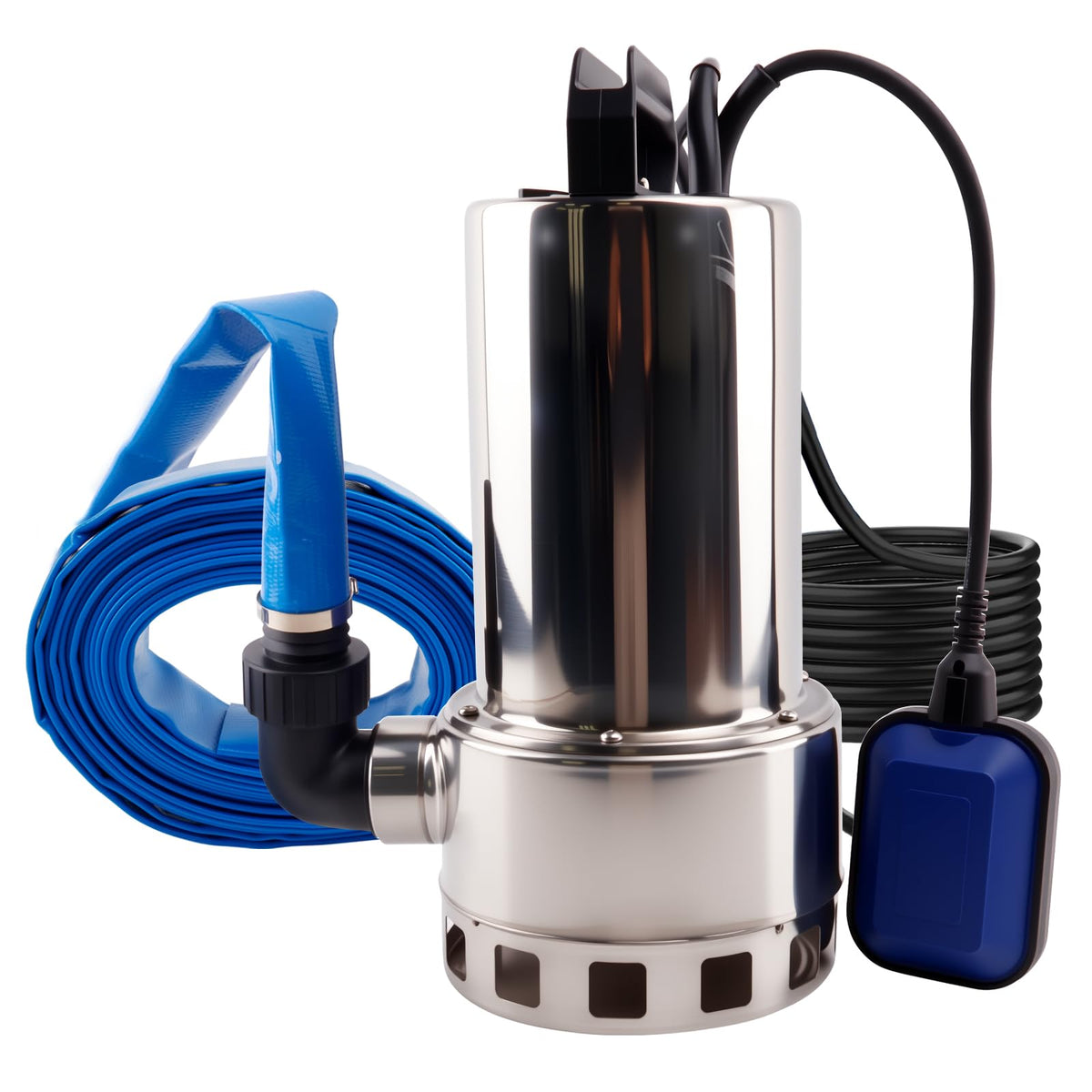 1.2HP Submersible Water Pump, 4000GPH Water Pump for Clean Water