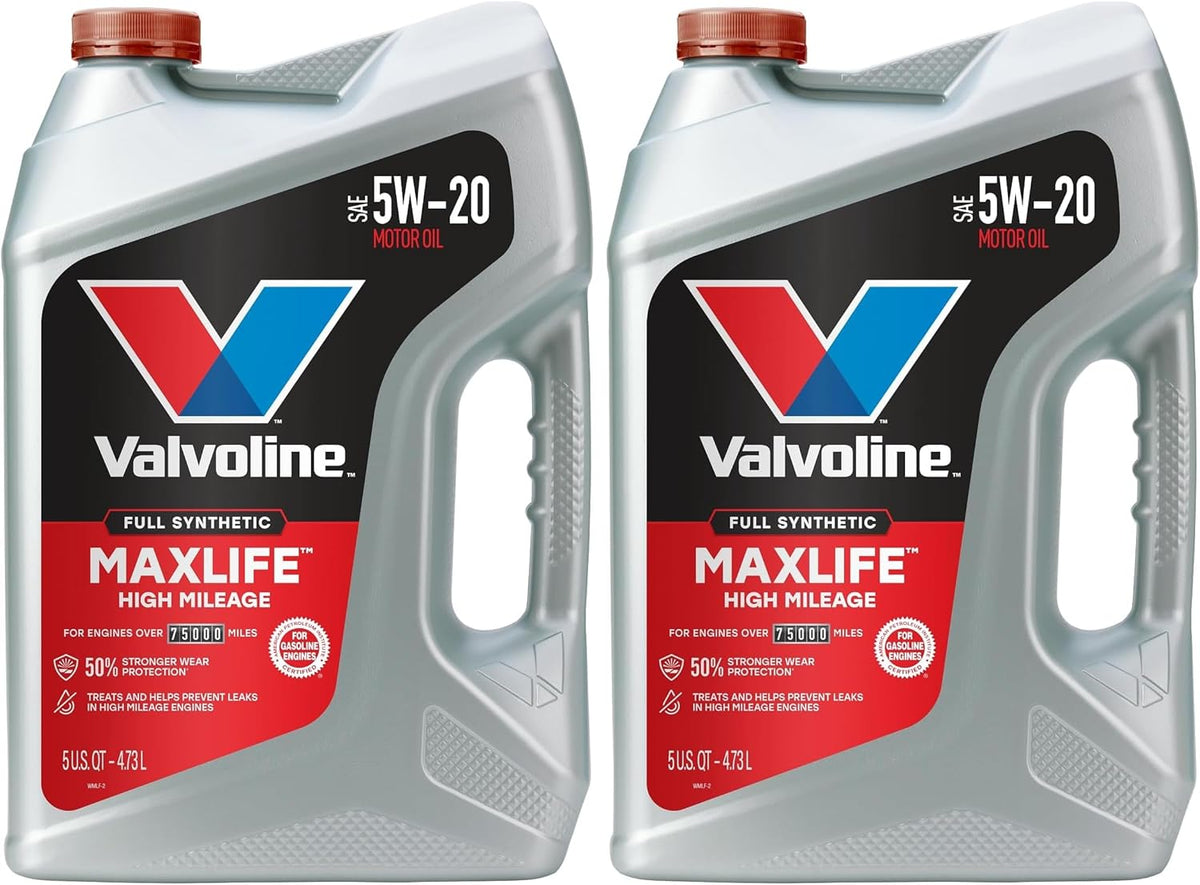 Valvoline MaxLife High Mileage 5W-30 Synthetic Blend Motor Oil 5 Quart