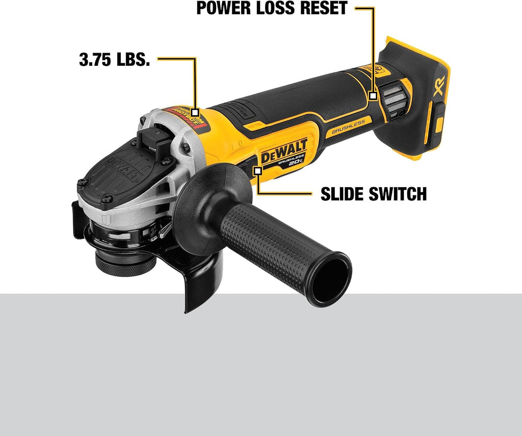 DEWALT 20V MAX 5Ah, Brushless 9 Power Tools with Battery, Charger, Drill, Impact Driver, Reciprocating Saw, Circular Saw, Oscillating Tool, Grinder, Orbit Sander, Impact Wrench, Flashlight (DCK921P1)