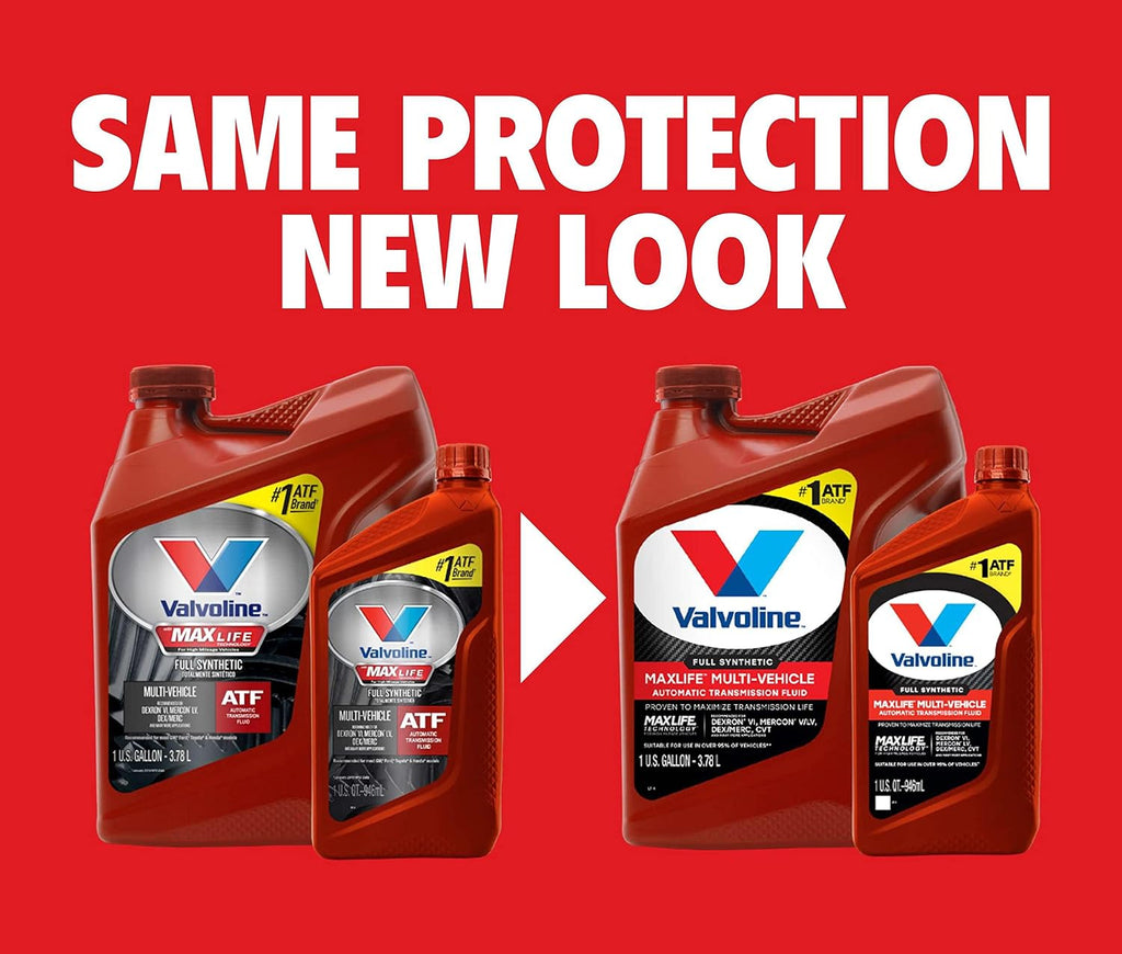 Valvoline MaxLife Multi-Vehicle ATF Full Synthetic Automatic Transmission Fluid 1 Gallon