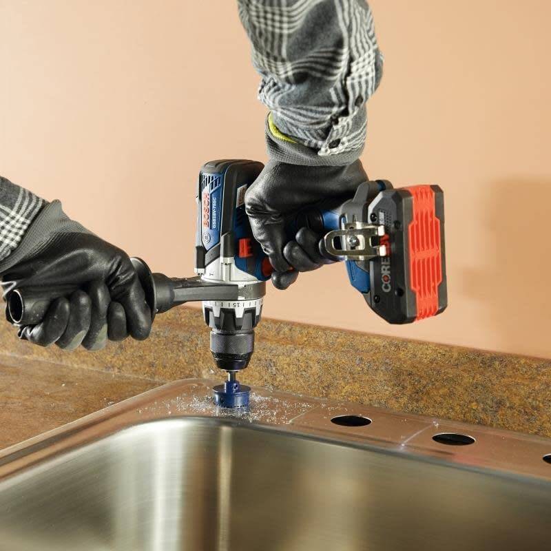 BOSCH GSB18V-755CB25 18V Brute Tough Hammer Drill w/ 2 4.0Ah Core Compact Batteries - GSB18V-755CB25