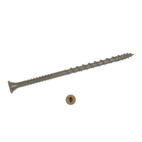 #10 x 2 Simpson Deck-Drive™ DSV WOOD Quik Guard® Coating Screw (T25 6-Lobe) Tan - Box (330)