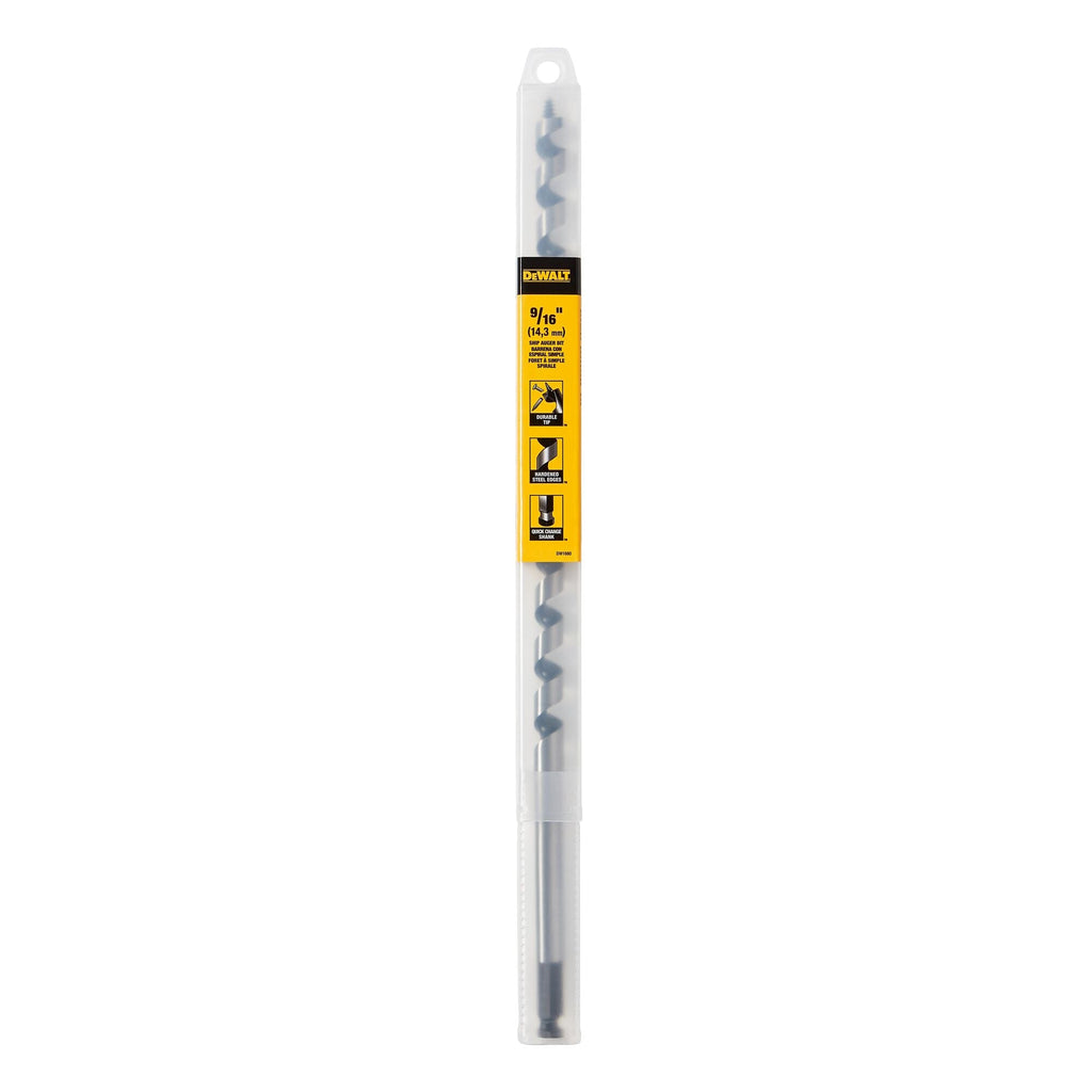 DeWalt DW1690 Drill Bit, Ship Auger, 1-1/4 Inch X 17 Inch