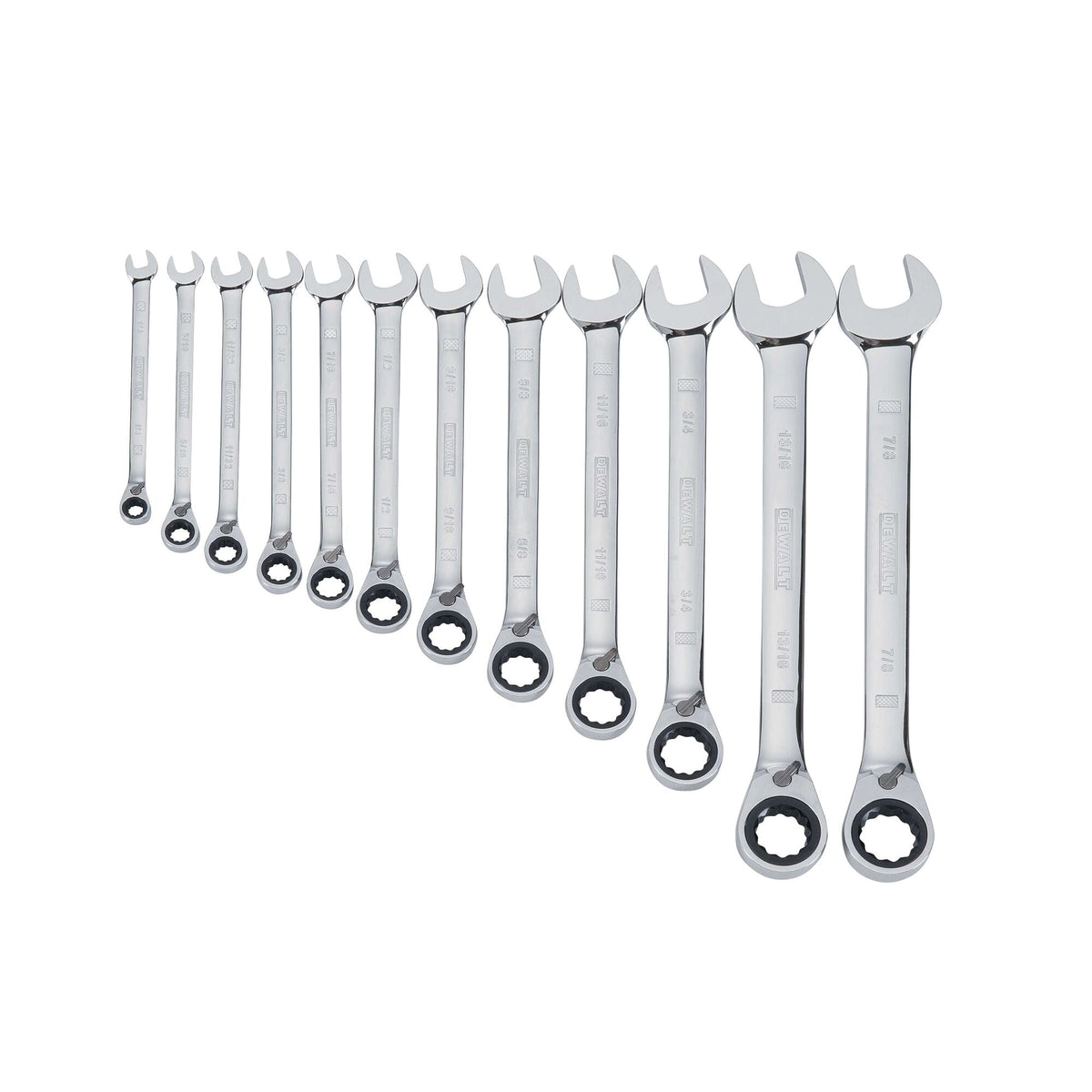 DeWalt DWMT19230 12 Piece Ratcheting Metric Wrench Set