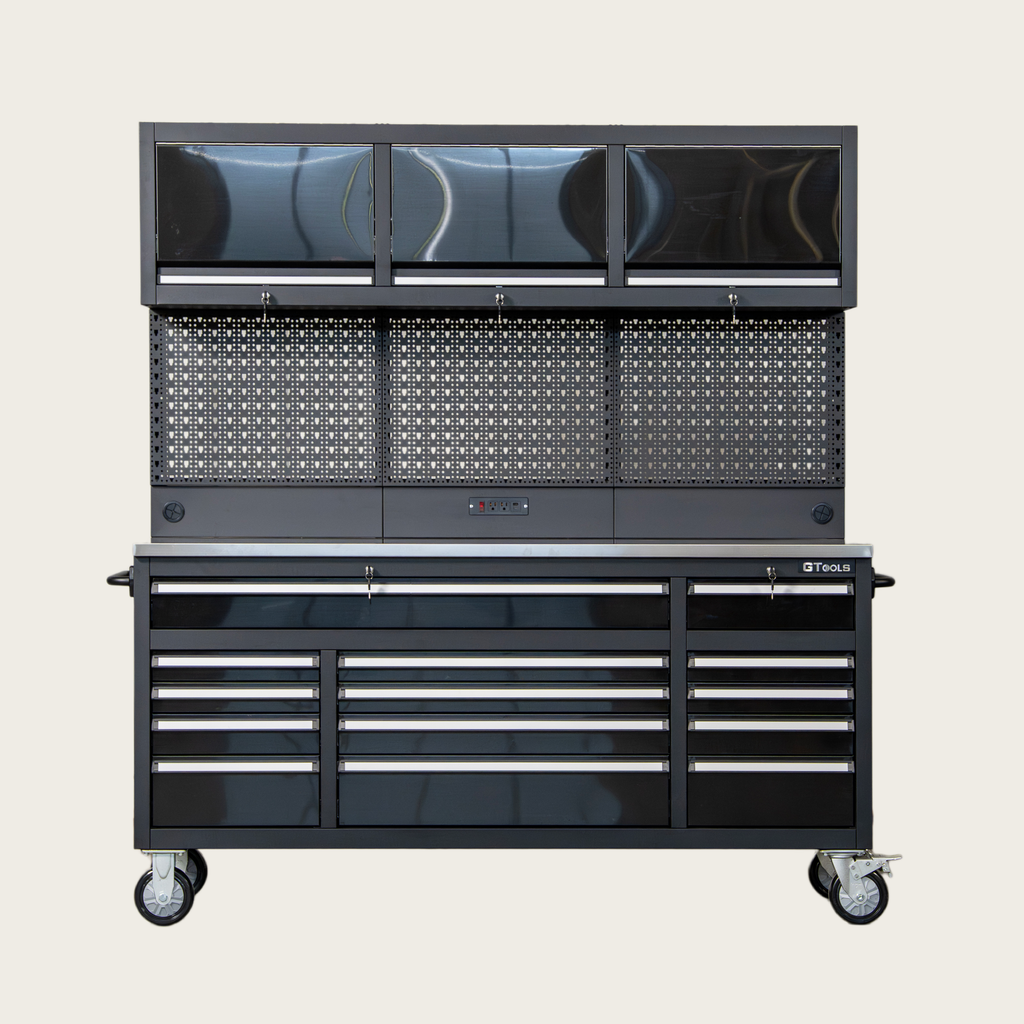 OCTOBER Overhead Pro Special Edition HD 72x79x25 inch Rolling Tool Chest and Workbench