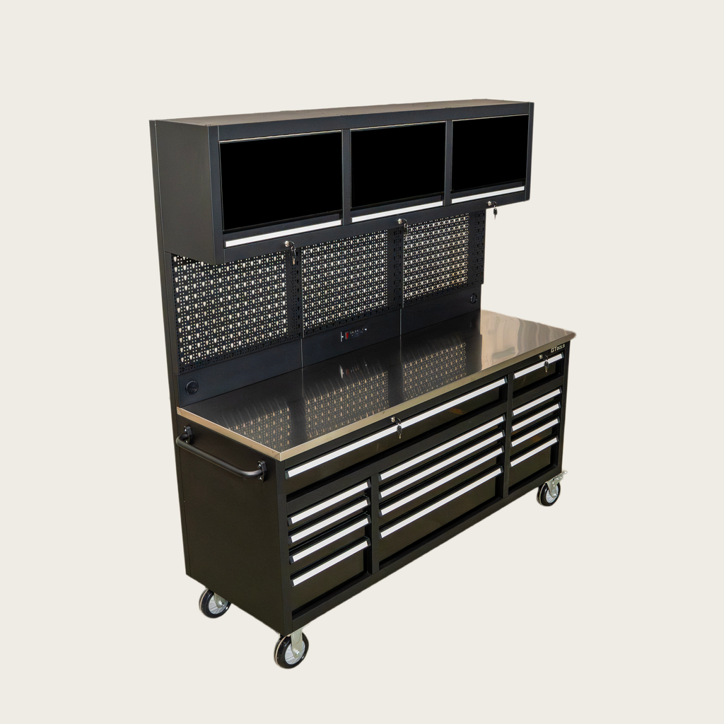 OCTOBER Overhead Pro Special Edition HD 72x79x25 inch Rolling Tool Chest and Workbench