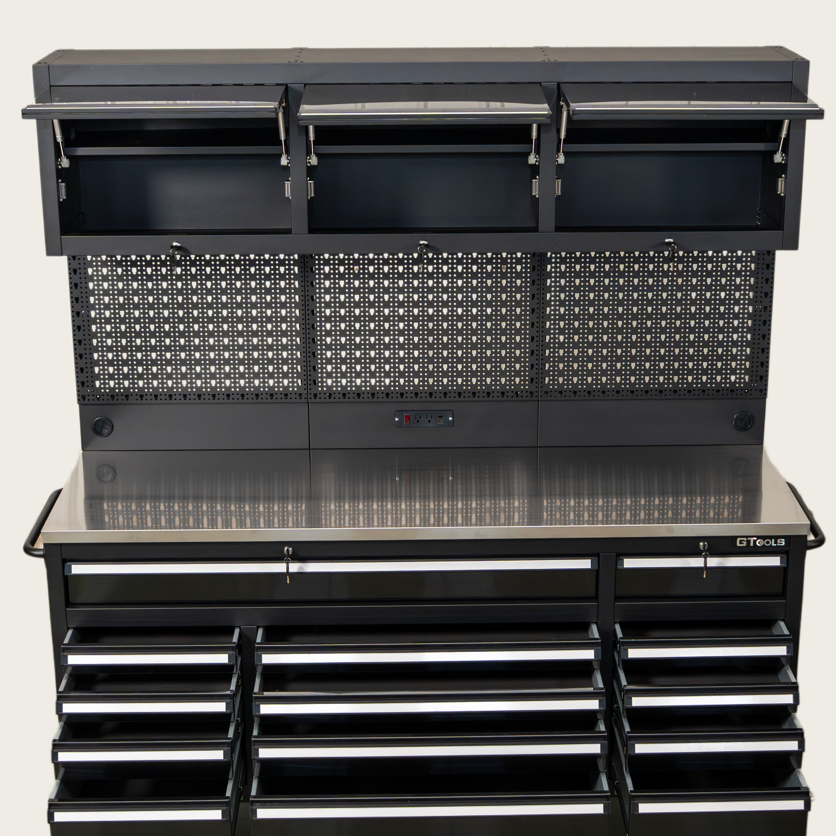OCTOBER Overhead Pro Special Edition HD 72x79x25 inch Rolling Tool Chest and Workbench