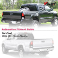 1 Pair LED Tail Lights for 2005-2015 Toyota Tacoma,Sequential Turn Signal Rear Lights,Black Matte & Smoked Lens