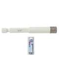 7/8” ITM White Diamond Tile Bit 1/4 in. Hex Impact Shank OAL 2 3/4 in. Drilling-1 1/4 in.