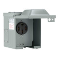 LENZ 50 Amp 125/250V NEMA 14-50 Power Outlet Box, Weatherproof Lockable Receptacle, ETL Safety Certified, for EVs RV Camper Trailer Home (NOT for Continuous Use)