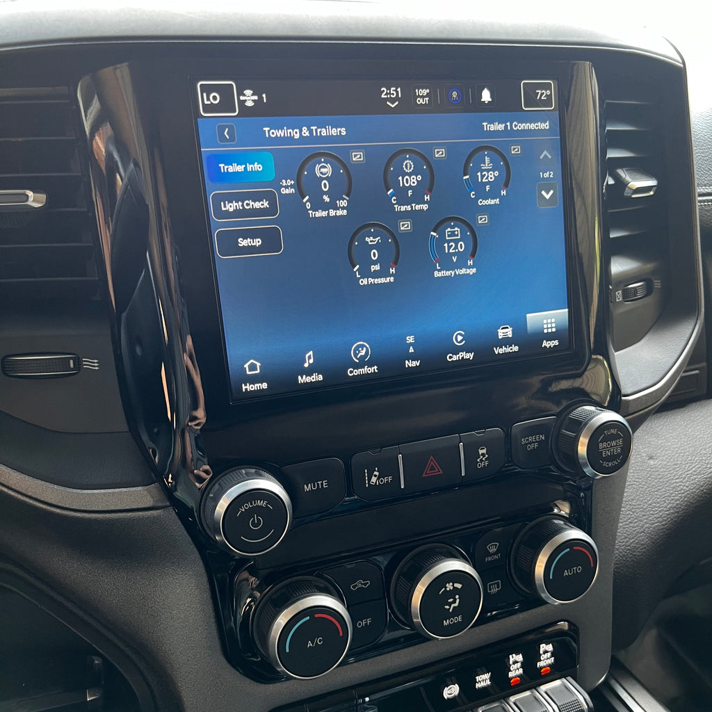 2019-2024 RAM 1500 UBL Uconnect 5 Upgrade kit with 8.4-inch Touchscreen including Wireless Apple CarPlay / Android Auto