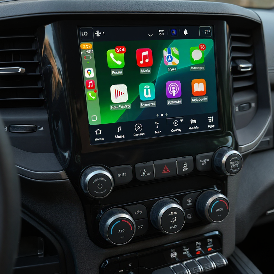 2019-2024 RAM 1500 UBL Uconnect 5 Upgrade kit with 8.4-inch Touchscreen including Wireless Apple CarPlay / Android Auto